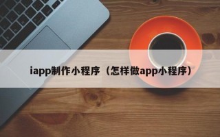 福鼎iapp制作小程序（怎样做app小程序）